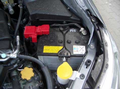SUBARU FORESTER Boxer Diesel akkumulátorának és indítórendszerének tesztje